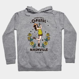 Funny Vintage Nashville, Tennessee Country Cowgirl Hoodie